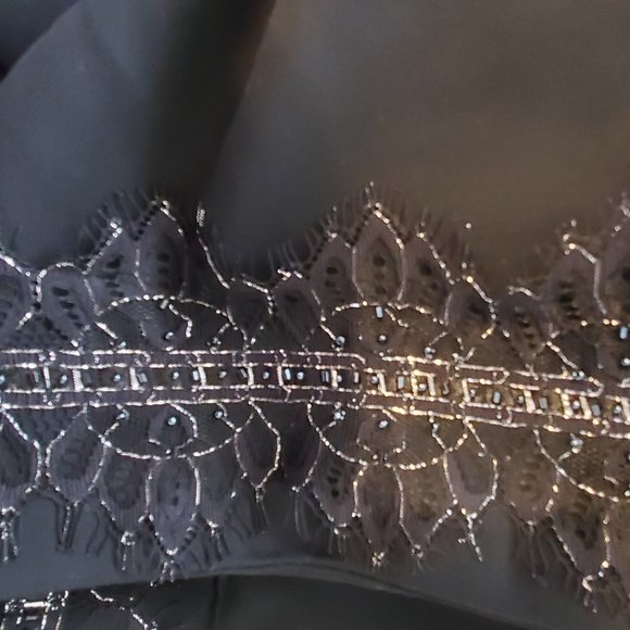 Alfani Moscow Suiting Black Basic with Silver and Pearls - Picture 7 of 7